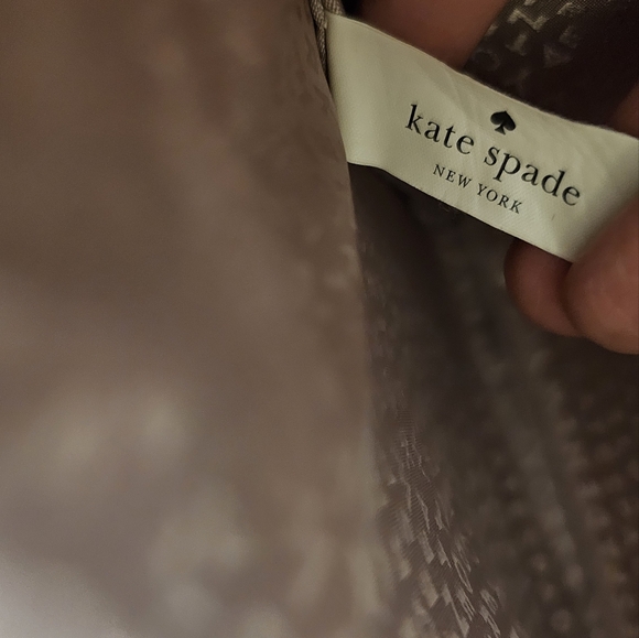 Kate Spade Mavis Street Gia Large Rose Gold Sparkle Glitter Pouch Clutch NWOT - Picture 3 of 7